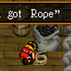Finally, some rope! Now Jowy will stop asking for it!